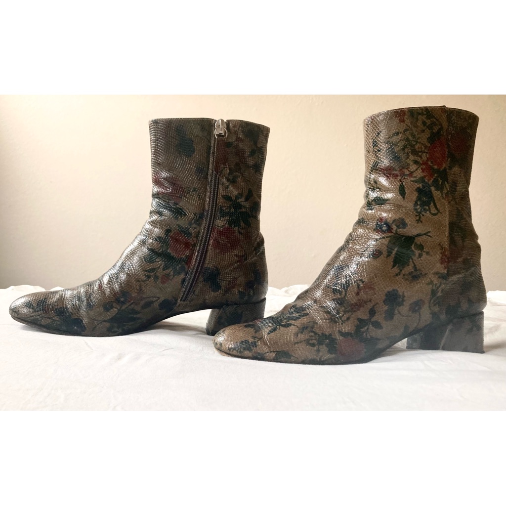 Wallpaper Patterned Boots